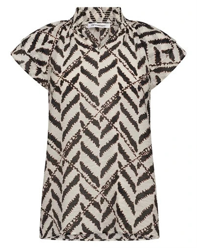 Co' Couture - MemphisCC Sunrise Top - Off White
